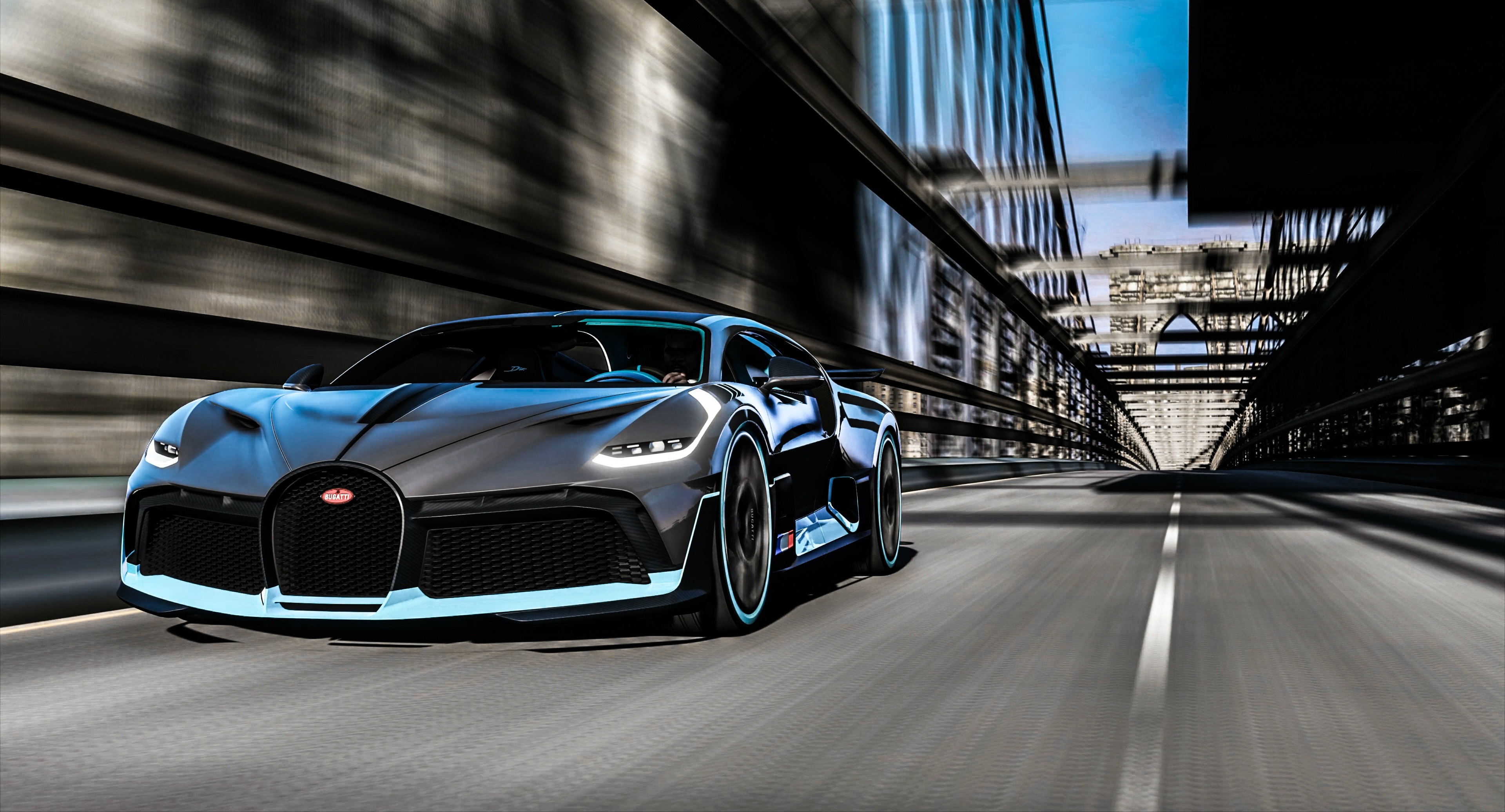 Bugatti on LC New Bridge